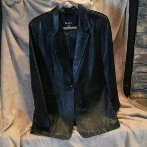 Leather Blazer